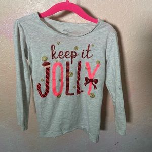 Keep it jolly long sleeve tee